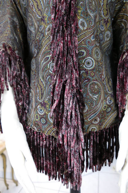 Paisley Silk Dolman, ca. 1880