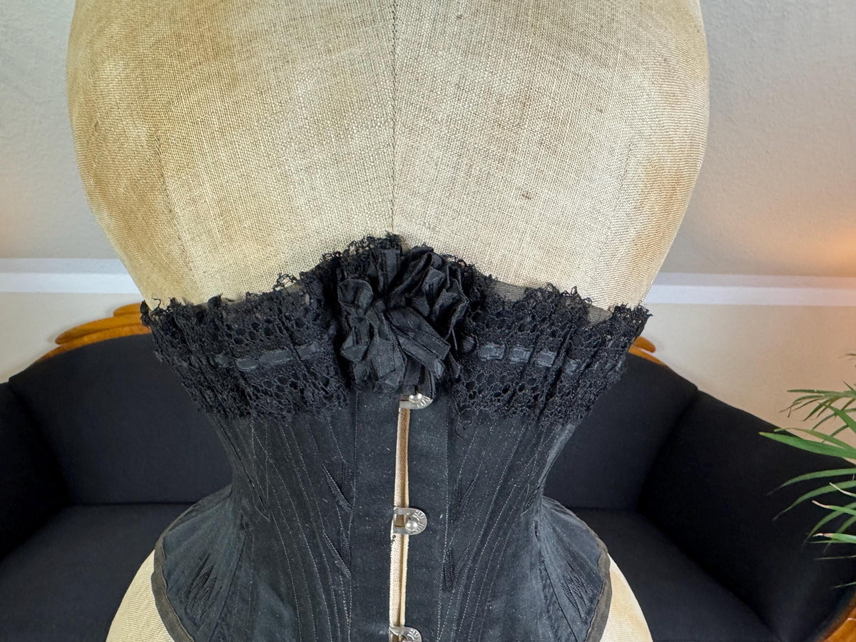 GRAND MAGASINS DU LOUVRE Waist Corset, Paris, ca. 1870
