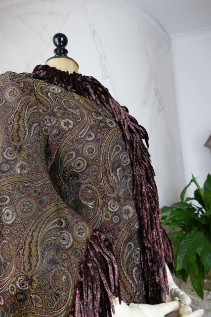 Paisley Silk Dolman, ca. 1880