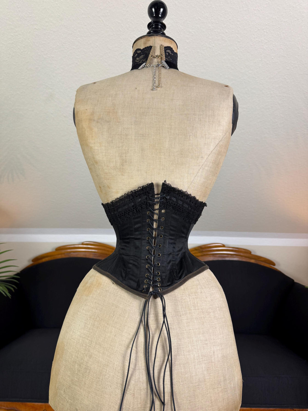 GRAND MAGASINS DU LOUVRE Waist Corset, Paris, ca. 1870