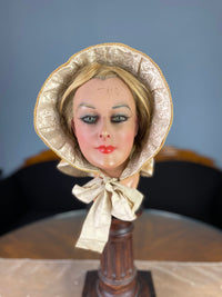 Bonnet de mariage, vers 1849