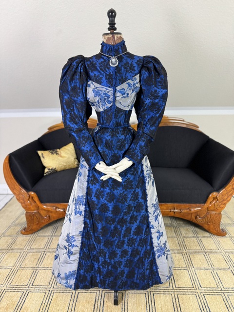 antique reception dress 1896
