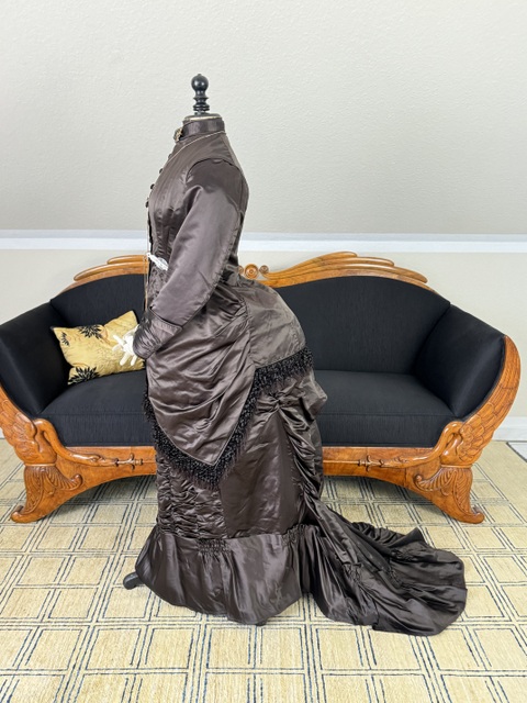 antique visiting gown 1879