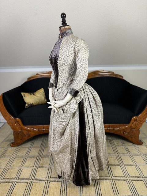 antique day dress 1887