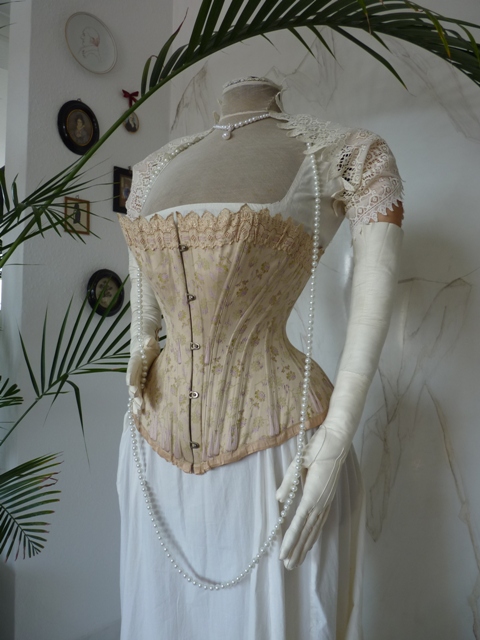 luxurious corset from vienna ca. 1890 